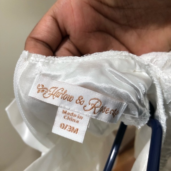 NWT Elegant White Lace Kids Dress - Picture 3 of 3